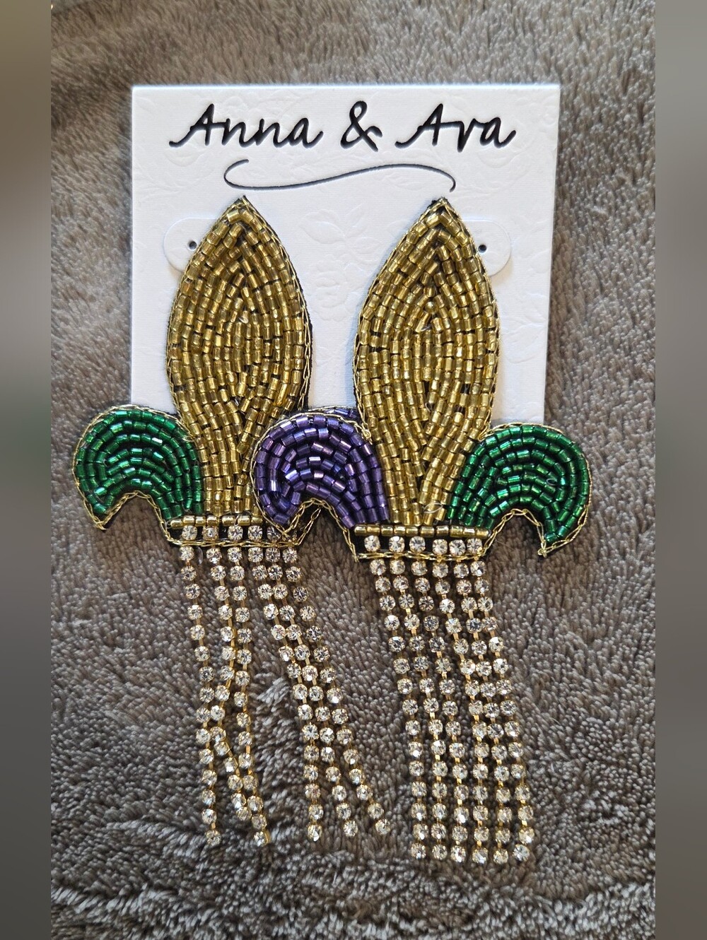 Anna & Ava Gold Multi-Chain Fringe Drop Earrings